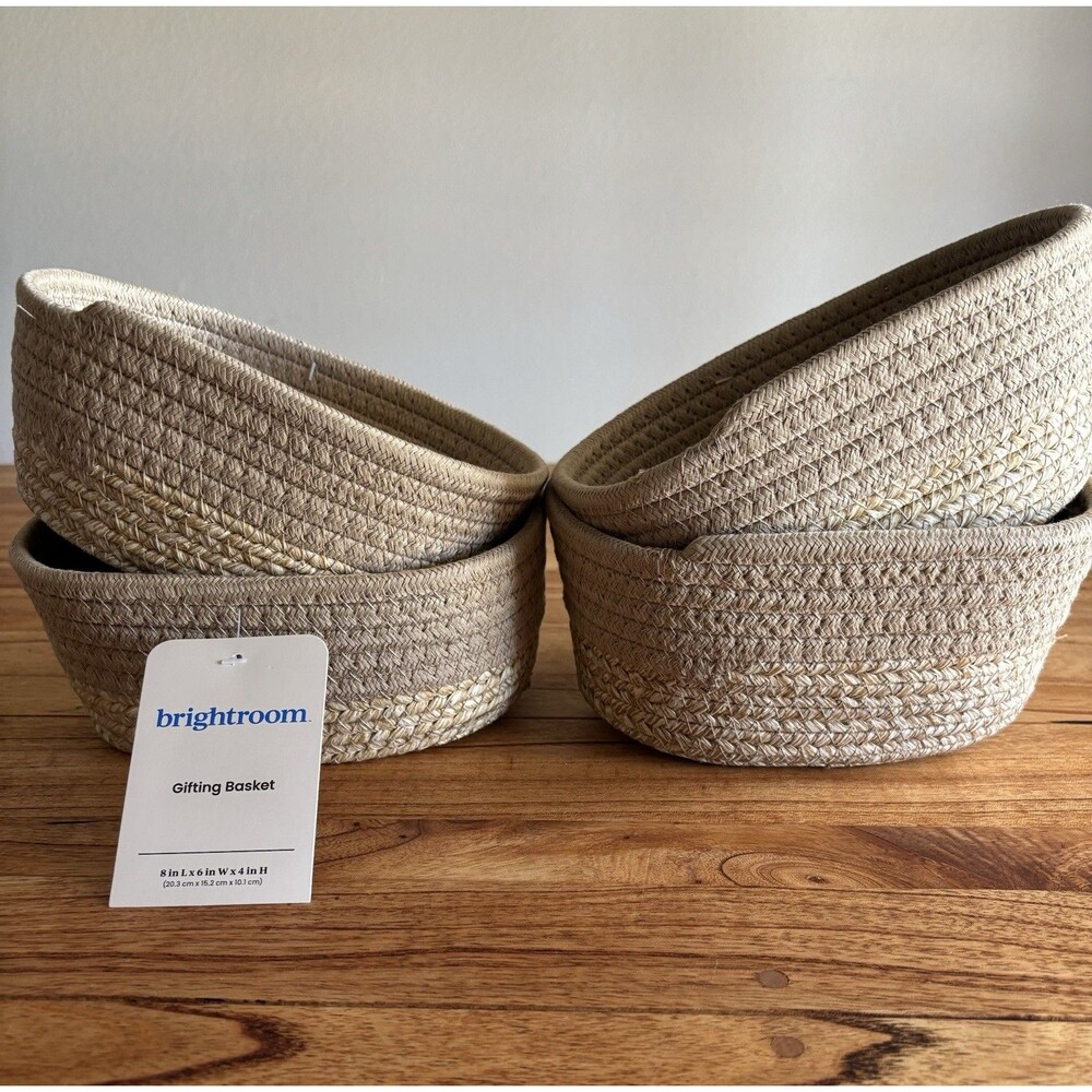 Decorative Baskets, Tan & Natural Brightroom Set Of 4